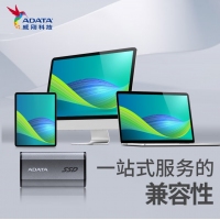 威剛（ADATA）SE880 1000G 移動(dòng)固態(tài)硬盤（灰）（PSSD）讀寫2000m/s穩(wěn)定兼容便攜小巧USB3.2