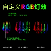 西部獵人 M205 專(zhuān)業(yè)電競(jìng)游戲機(jī)械有線鼠標(biāo)