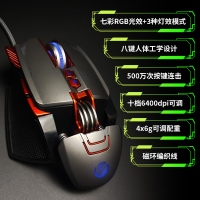 西部獵人 M205 專(zhuān)業(yè)電競(jìng)游戲機(jī)械有線鼠標(biāo)