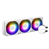 愛國者（aigo）冰魄LP360(白色) RGB一體式水冷 CPU散熱器（ARGB光效/免拼接風(fēng)扇/陶瓷軸心）
