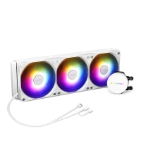 愛國者（aigo）冰魄LP360(白色) RGB一體式水冷 CPU散熱器（ARGB光效/免拼接風(fēng)扇/陶瓷軸心）