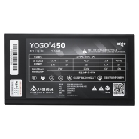 愛國者（aigo) YOGO380 直出線【額定230W】 黑色 電腦開關(guān)電源 品質(zhì)電容/寬幅設(shè)計(jì)/不虛標(biāo)