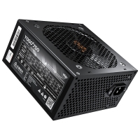 愛國者（aigo) YOGO750 直出線【額定600W】 黑色 電腦開關電源 品質(zhì)電容/寬幅設計/不虛標
