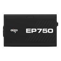 愛國者（aigo） 額定750W EP750 黑色 機(jī)箱電腦電源（80Plus白牌/主動式PFC/支持背線/大單路12V）