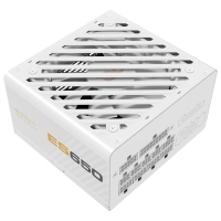 愛國者（aigo）額定650W ES650白色 全模組機箱電腦電源（白色模組線/80plus金牌/雙CPU供電/全電壓）