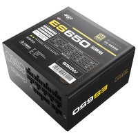 愛國者（aigo）電競ES650全模組電腦電源 額定650W (80Plus金牌認(rèn)證/雙8PIN供電/LLC諧振/大單路12V）