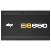 愛國者（aigo）電競ES650全模組電腦電源 額定650W (80Plus金牌認(rèn)證/雙8PIN供電/LLC諧振/大單路12V）