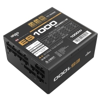 愛國(guó)者（aigo）ES1000W ATX3.0金牌全模組電源（原生PCIE5.0支持4090/全電壓/臺(tái)式游戲電腦主機(jī)箱電源）