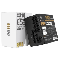 愛國(guó)者（aigo）ES1000W ATX3.0金牌全模組電源（原生PCIE5.0支持4090/全電壓/臺(tái)式游戲電腦主機(jī)箱電源）
