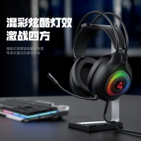 愛國心 GR400 絕地求生吃雞聽聲辨位 混彩炫酷燈效 電腦有線電競游戲耳機(jī) 虛擬7.1音效