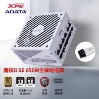 威剛（ADATA）XPG魔核II SE850W 白色電源 金牌全模組臺(tái)式電腦電源atx3.0電源支持4090