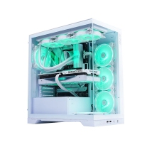 威剛（ADATA）XPG空境 超白玻版 ATX海景房機(jī)箱臺式機(jī) 支持360水冷 兼容MATX背插主板前置C口