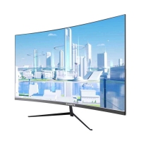 卓興玩家 F32Q 32英寸 高清曲面顯示器 R1500創(chuàng)新曲率 商用辦公 低藍光不閃屏 可壁掛 電腦顯示屏
