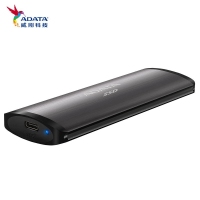 威剛NvmeSE760 512GB移動(dòng)固態(tài)硬盤(PSSD)type-c外接SSD金屬商務(wù)1000MB/s 金屬黑色硬盤