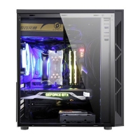 游戲風(fēng)暴 雷霆T9 黑色 游戲機(jī)箱支持ATX M-ATX ITX主板/長顯卡機(jī)箱
