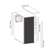 游戲風(fēng)暴 靜界mini 靜音機(jī)箱 臺(tái)式電腦游戲主機(jī)箱(主動(dòng)靜音,U3,,高散熱器)