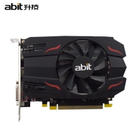 升技（abit） RX550 4G GDDR5 128bit 獨(dú)立游戲顯卡 HDMI+DP+DVI