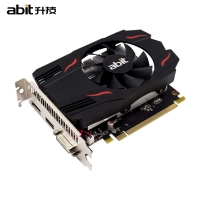 升技（abit） RX550 4G GDDR5 128bit 獨(dú)立游戲顯卡 HDMI+DP+DVI