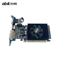 升技GT610 2G DDR3 (單風扇） HDMI+VGA+DVI顯卡