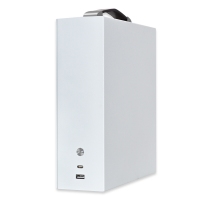 升技(abit) i29 核顯便攜4L手提小機箱 1U電源 ITX主板 i29機箱 雪山白