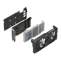 瀚鎧（VASTARMOR）AMD Radeon RX 7600 合金 雙風扇 8GB GDDR6 RDNA 3架構電競游戲顯卡