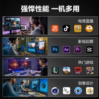 【銳龍R9 7900X游戲電競(jìng)】銳龍R9-7900X/華碩X670吹雪/32G/1TB固態(tài)/RX7900XT 電競(jìng)游戲主機(jī)