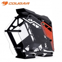 骨伽（COUGAR） 征服者臺式機箱游戲水冷側(cè)透異型主機箱 大征服者 黒橙