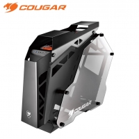 骨伽（COUGAR） 征服者臺式機箱游戲水冷側(cè)透異型主機箱 大征服者 黒橙