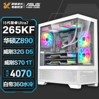 【酷睿Ultra 7 265KF主機(jī)】酷睿Ultra 7 265KF/Z890/32G/1TB/RTX4070S電競(jìng)游戲主機(jī)