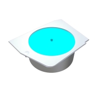骨伽 星艦FV270海景房發(fā)光旋轉(zhuǎn)臺手辦專用 白色