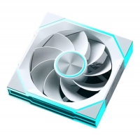 骨伽 星鏈V2白色反葉 積木風扇 ARGB 5v3針主板同步 PWM溫控調(diào)節(jié)（12CM/降噪防震腳墊）
