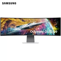三星 49寸曲面 S49DG932SC 新OLED 5K 240Hz 0.03MS 內(nèi)置音箱 帶魚屏顯示器